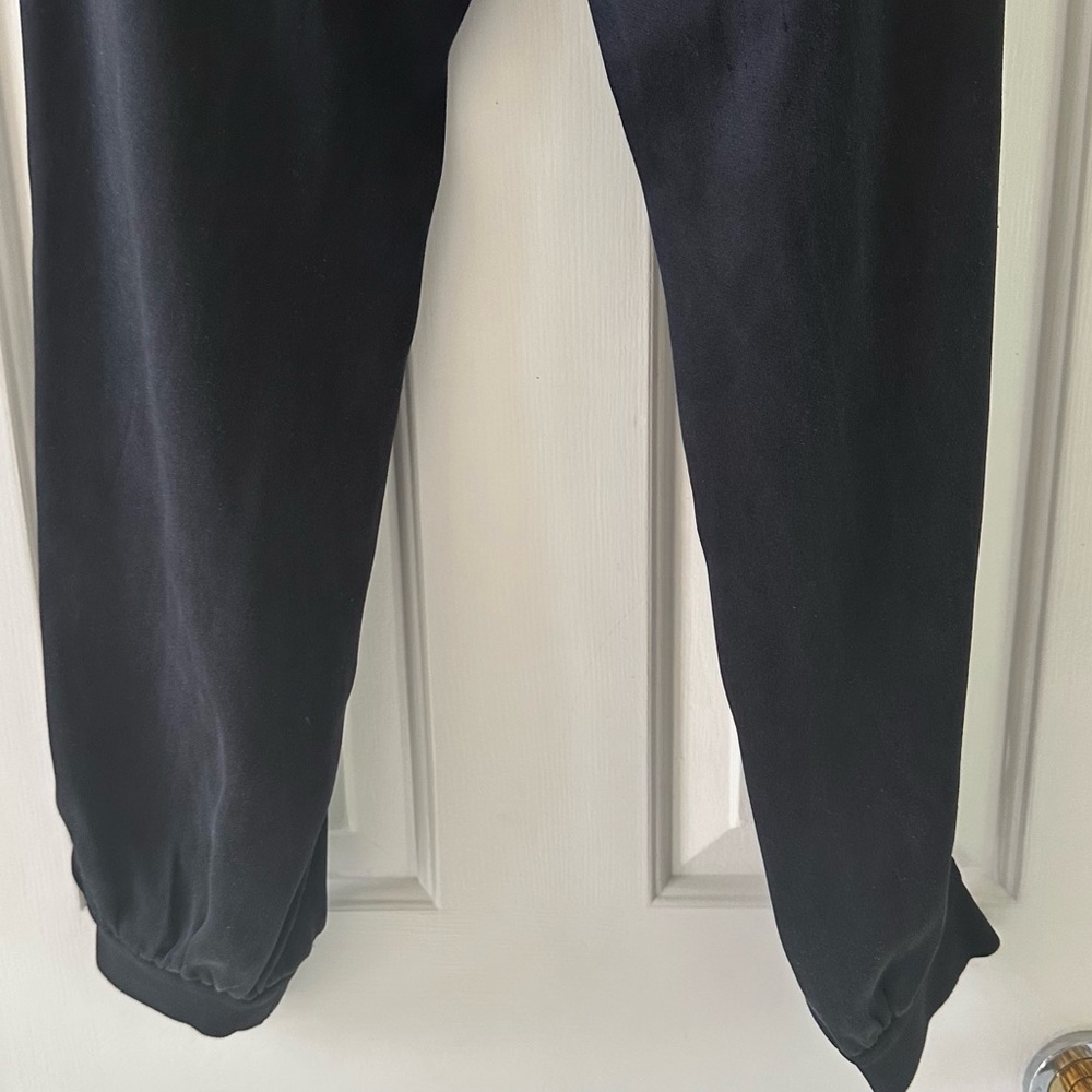 Dolce & Gabbana Silk Black Drawstring Joggers - Picture 10 of 11